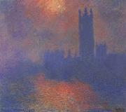 London,Parliament Claude Monet